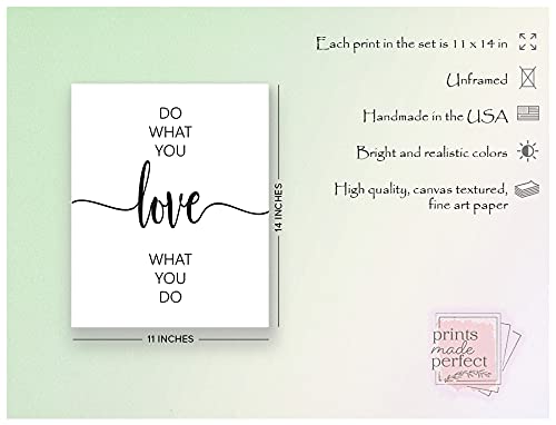 Amazon.com: Do What You Love, Love What You Do Art Print