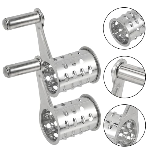 Rallador manual rotatorio de queso VICASKY set 2 piezas miniatura 4