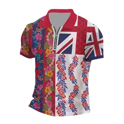 Polo homme zippé style britannique pour vos terrasses d'été