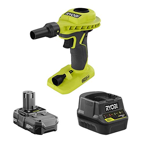 Factory Reconditioned RYOBI 18-Volt Cordless High Volume Power Inflator P738 Kit with Battery and Charger (Renewed)