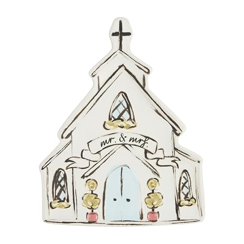 Mud Pie Wedding Church Platter; 13 3/4" x 11"