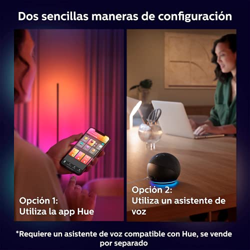 Lámpara inteligente Philips Hue Signe Gradient de diseño minimalista blanco 4
