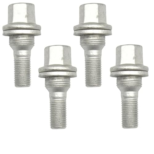 Tornillos de rueda M12x1,25 para Peugeot 206 y 307 juego de 4 pernos hexagonales de 17mm
