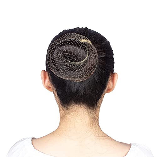 Weken Pack Of 20Pcs Hair Nets Invisible Elastic Edge Mesh 50Cm 20" Blonde #TOP2