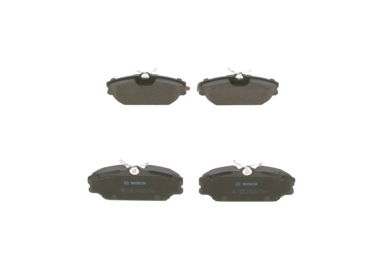 Anteriore Pasticche Freni Bosch BP281 Per Asse Anteriore - Senza Rame, Confezione Da 4 Con Accessori Pastiglie Freni Pastiglie Freni Bosch BP281
