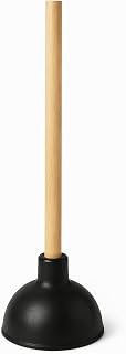 SOFINNI Heavy Duty Toilet Plunger with Flange - Unclogs Toilets, Sinks, Showers & Drains - Powerful Rubber Suction Cup