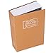 BAFOVY Book Safe Box for Money Dictionary Diversion Safe with Combination Lock Storage for Jewelry Passport ID Cards 9.45x6.3x2.17in (Brown)