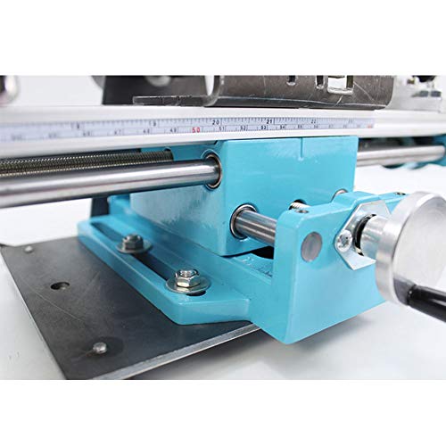 Mini tokarka metalowa, mini zmiennoprędkościowa 7000 RPM, wysokoprecyzyjna frezarka do obróbki części, podwójne łożysko, 24V 400W