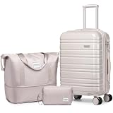 LARVENDER 3-Piece Carry On Set