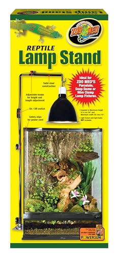 Zoo Med LF-20 Reptile Lamp Stand - verstellbare Lampenhalterung, 90 cm (1er Pack)