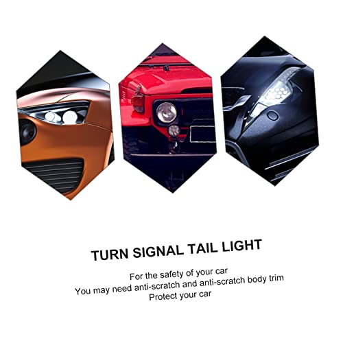 RUNROTOO Lâmpada De Sinalização De Mudança De Direção Do Carro Luz Traseira Do Veículo Luzes Automát