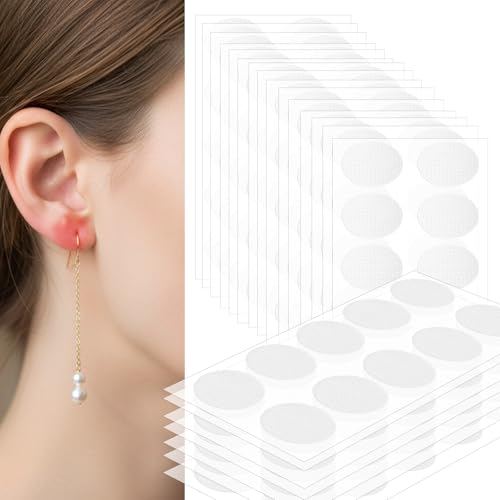 Bremorou 600 Stück OhrläPpchen UnterstüTzung Patches Pflaster Transparente