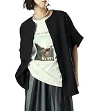 [ニッセン] Tシャツ・カットソー レディース 【接触冷感・吸水速乾】 ひんやり素材フォトプリント半袖Tシャツ ［Soiunique］ オフ L