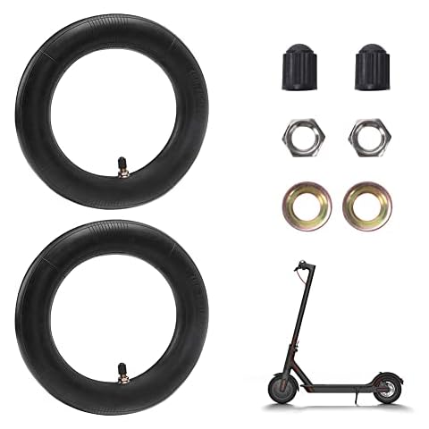 VooGenzek 2 PCS 8.5 Inch M365 Inner Tube Compatible with Xiaomi, Thickened Inner Tubes, 8 1/2 × 2 Electric Scooter Inflated Spare Tire, Compatible with Xiaomi Xiaomi 1S, M365, Pro Gotrax, Pocket Bikes Cover