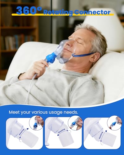 Nebulizer Kit, Full Replacement Nebulizer Mask Accessories for Adult&Kid