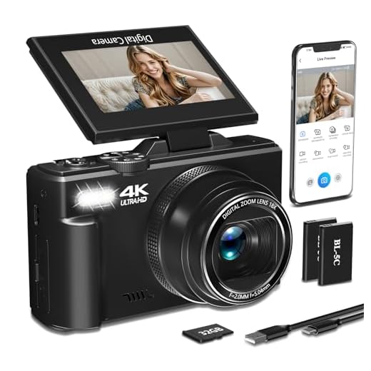 Compact 4K Digital Camera for Vlogs