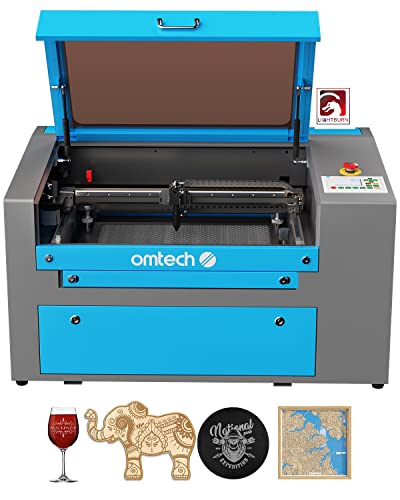 Omtech 50W Co2 Laser Engraver With Lightburn cover