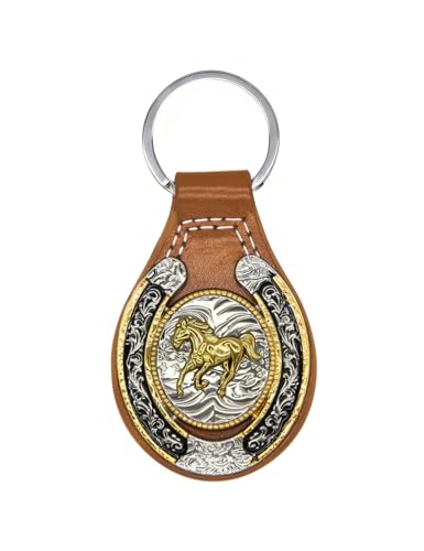 Porte-clés en cuir Western TOPACC accessoire maroquinerie vintage homme et femme