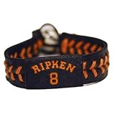 GameWear MLB Player Leather Wrist Band MLB Player: Baltimore Orioles - Cal Ripken