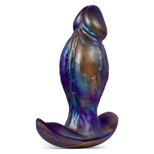 Analplug Buttplug Dildo 21cm-XXL Silikon Plug für Frauen Männer Analplug mit T Ankerform Basisdesign Anal Trainer Tragbar Sexspielzeug Sex Toy für Anfänger bis Profi