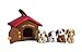Puppy Dog House Carrier With 4 Barking Puppies Playset