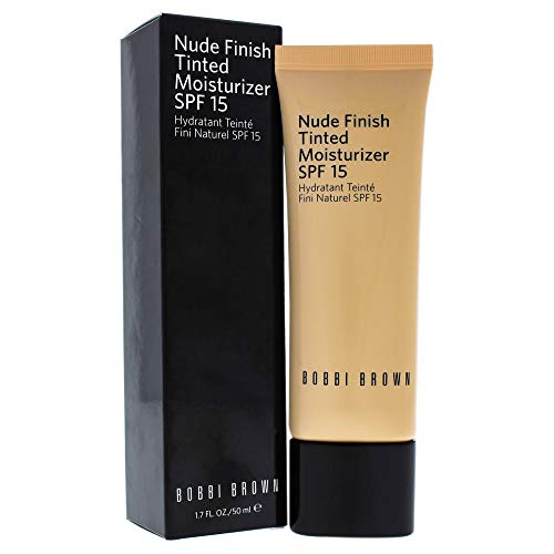 Bobbi Brown Nude Finish Tinted Moisturizer SPF 15 Medium Tint for Women, 1.7 Ounce