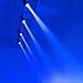 OriGlam 3W Blue LED Spotlight, LED Pinspot Light Stage Beam Light, DJ Ball Light for KTV Bar Party Lighting