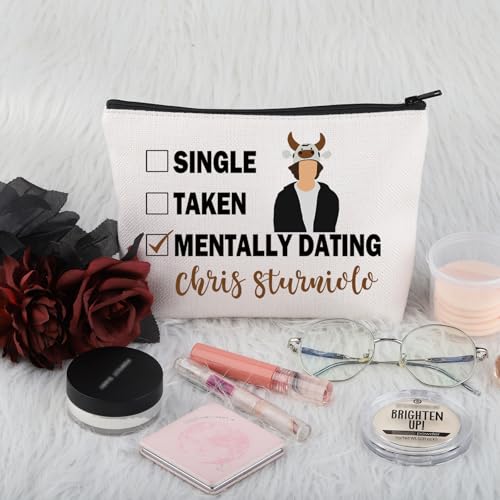 PWHAOO Bolsa de maquiagem Sturniolo inspirada em Sturniolo para presente mentalmente namoro C Sturni