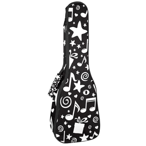 JRHEJTHH Housse imperméable pour ukulélé en tissu Oxford durable et élégant avec sac de rangement Motif étoile Noir, Multicolore., 25.9x9x3.1in/66x23x8cm, Moderne - Les Beatles, Paul McCartney, John Lennon, RIngo Starr, George Harrison JRHEJTHH Housse imperméable pour ukulélé en tissu Oxford durable et élégant avec sac de rangement Motif étoile Noir, Multicolore., 25.9x9x3.1in/66x23x8cm, Moderne