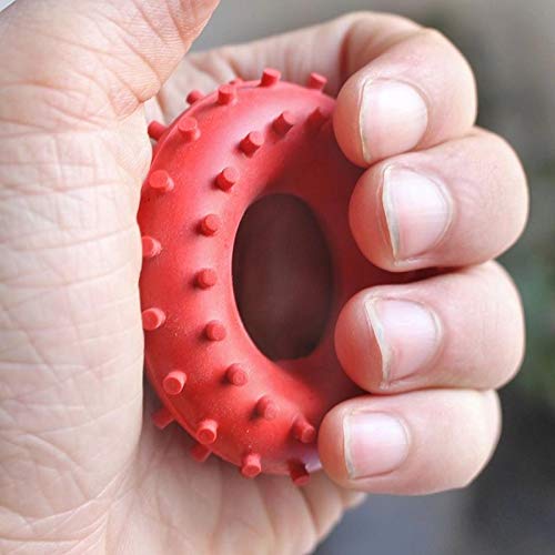 Toyshine Silicone Finger Hand Grip Exerciser (Round Shape) in 30 kg Grip Power,Set of 2 (SSTP)