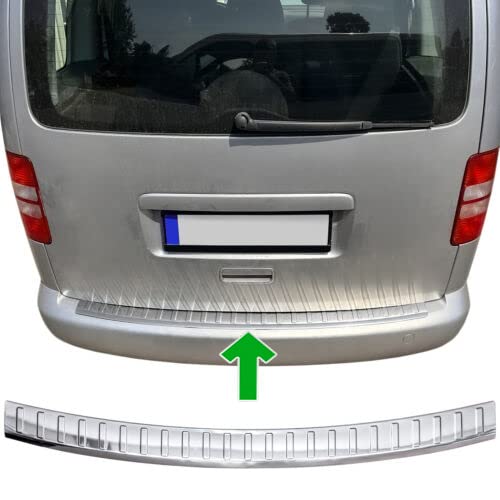 Tuning-art Protezione Paraurti Posteriore In Acciaio Per Volkswagen Caddy Cargo V (2020-): Colore Argento, Antigraffio - 2