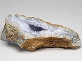 [N2 stone Natural] 天然鉱物 ブルーレースアゲート ジオード (縞瑪瑙/blue lace agate geode) / 結晶 | (41 | "一点物" 約292g, 112x56x46mm)