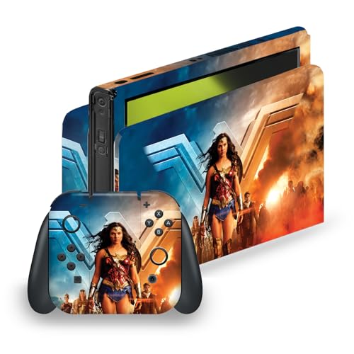 Autocollant Wonder Woman pour Switch OLED skin vinyle de jeu officiel