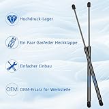 Koaudb 2Pcs Gas Struts for Ford Fiesta MK6 2008-2017 Rear Tailgate Boot Gas Struts Lift Support System Car Gas Strut Heavy Duty Replace #8A61A406A10AC, 8A61A406A10AB, 8A61A406A10AA - Image 3