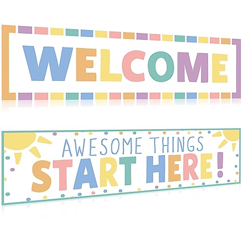 Awesome Things Happen Here décoration de classe pour enseignant