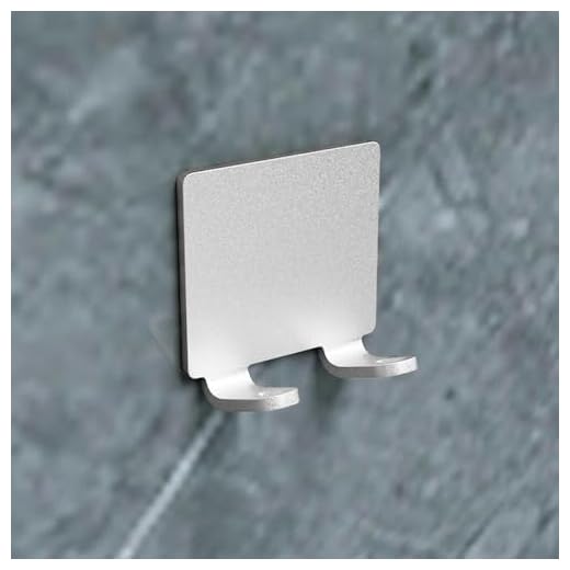 2PCS Removable Wall Hooks Towel Hooks for Bathrooms No Drill Adhesive for Hats Keys Clothes Kitchen Gadgets Bathroom Essentials Silver