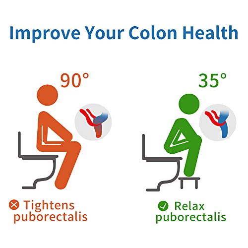 Toilet Stool For Adults, Acrylic Sitting Posture Foot Stool, Poop Stool - White #TOP1