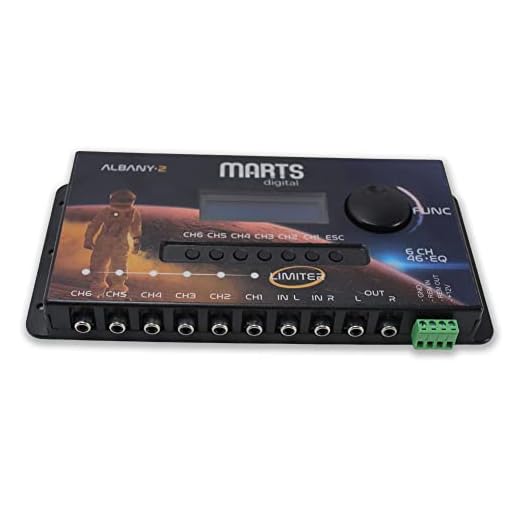 Marts Digital DSP Signal Processor 6 Ch Equalizer Crossover 28 Band Car Audio