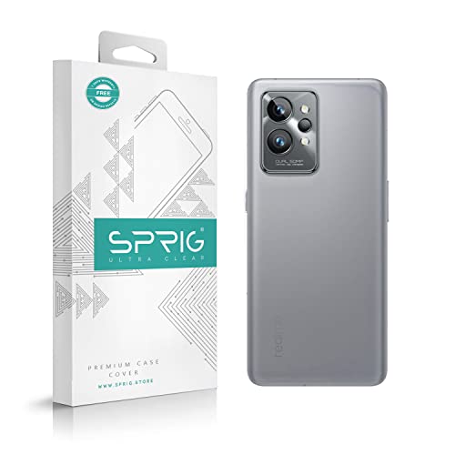 Image of SPRIG Compatible with Realme GT 2 Pro Phone Transparent Miracle Material Premium Back Cover Drop Tested Shock Proof Mobile Case for Men, Women, Boys and Girls with Camera Protection (Transparent)