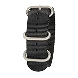 BERTUCCI® Nylon Watch Band - 22mm - Black