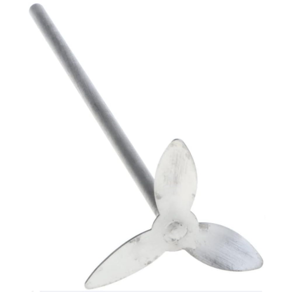 Stainless Steel Stirrer Anchor Paddle 3-Blade Stirring Rod Electric Overhead Stirring Rod Lab Industrial Stirring