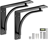 Balin Designs - Juego de 2 soportes clásicos para estantes de chimenea de 10 a 12 pulgadas, juego de 2