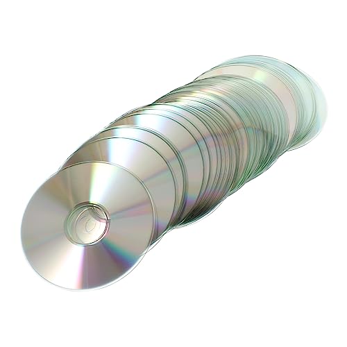STOBOK 50Pcs Handmade Reflective CD Discs for DIY Home Decoration Crafting and Parties Versatile and Aesthetic Recycled Discs for Creative Projects