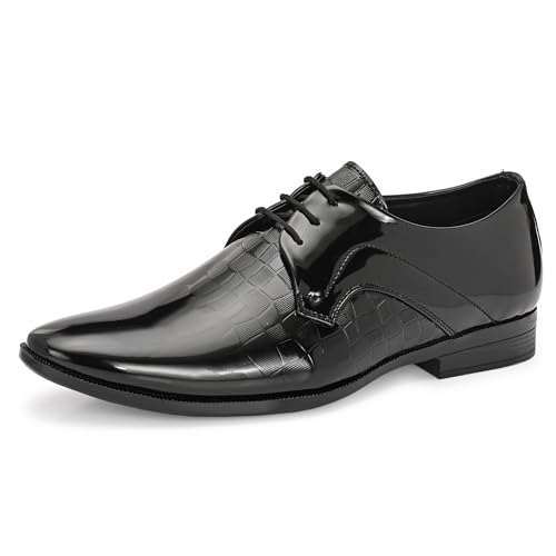 Image of Centrino Men's Formal Lace-Up Shoes | Soft,Lightweight & Comfortable Formal Shoe|Formal Lacing Oxford Shoes for Men| Stylish-Looking Footwear with Cushioned Footbed | Suitable for Office (9356)