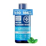 WATER DENT Water Flosser Rinse & Mouthwash for Teeth Care – Compatible with Waterpik & All Oral Irrigators...