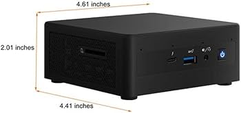 ミニPC intel NUC11TNKi miniPC Intel NUC 11 RNUC11PAHi70Z00 Mini PC Barebone Kit, Core i7-1165G7