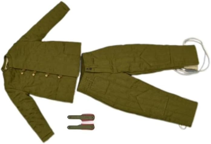 1/6 Scale Clothes Soldier WWII Soviet Army Berlin 1945 Cotton Uniform Model for 12''