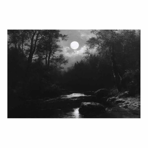 Ruisseau des forêts lunaires poster pour valoriser un mur vide sans effort