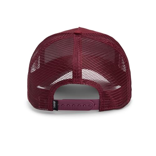 Image of Goorin Bros. Core Combo Collection Trucker Hat for Men and Women, Burgundy (Himothy), One Size