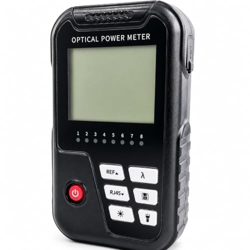 Image of Techtest Handheld 3 in 1 Optical Power Meter OPM With Visual Fault Locator 2mW Red Light Laser Pen RJ45 Ethernet Cable Tester -50~+26dBm Mini Optic Power Meter